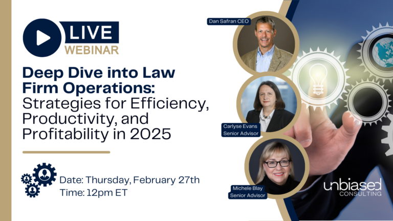 Deep Dive into Law Firm Operations: Strategies for Efficiency, Productivity, and Profitability in 2025