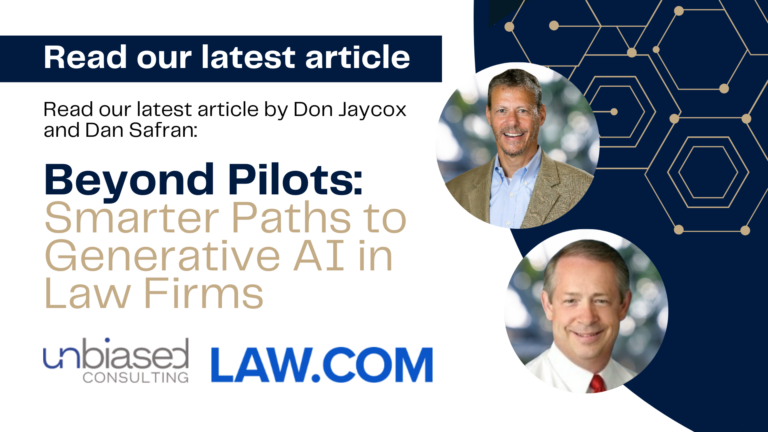 Smarter Paths to Generative AI In Law Firms