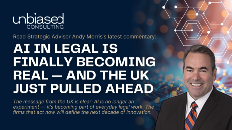 It’s Finally Happening: What Legal Innovators in the UK Are Showing Us About AI in Practice