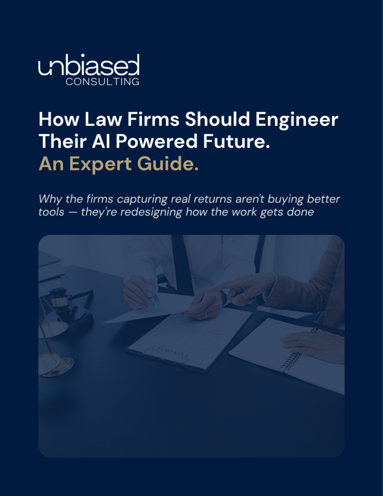 How Law Firms Should Engineer Their AI Powered Future Unbiased Consulting